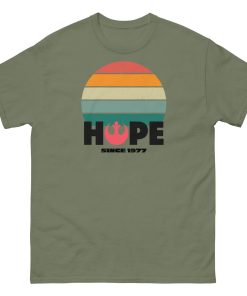 Hope Since 1977 Rebel Alliance T-shirt Space Wars