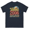 18th Birthday T-shirt 2006 Vintage Limited Edition T-shirt