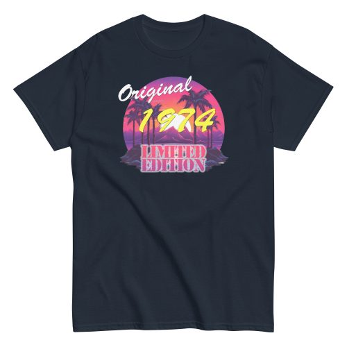 50th Birthday T-shirt Original 1974 Limited Edition T-shirt