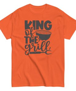 King of The Grill T-shirt BBQ T-shirt
