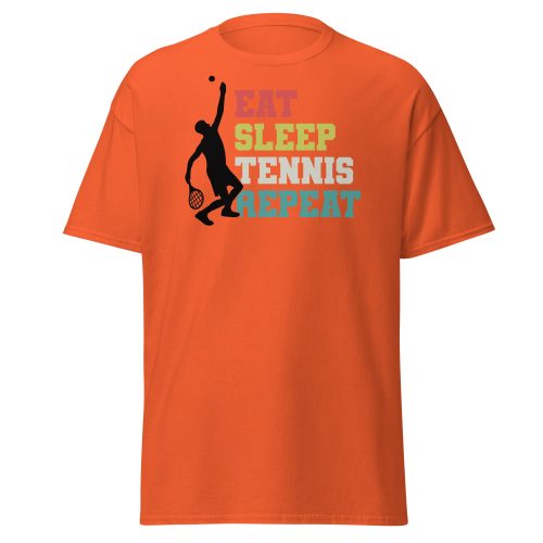 Eat Sleep Tennis Repeat T-shirt Fun T-shirt For Tennis Players