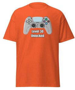 Level 30 Unlocked 30th Birthday T-shirt Present