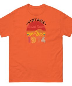 50th Birthday T-shirt 1974 Vintage Limited Edition T-shirt