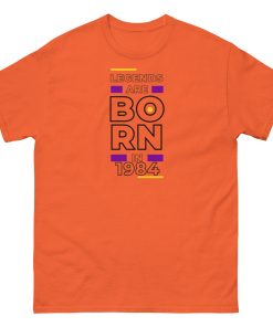 40th Birthday T-shirt Legends Are Born In 1984 Birthday Presents