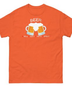 Beer Brew Enjoy Empty Repeat T-shirt for Beer Drinkers