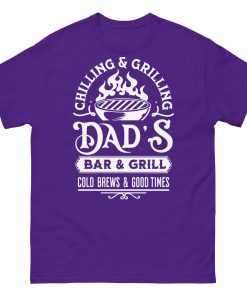 Dad’s Bar & Grill T-shirt Chilling & Grilling BBQ T-shirt