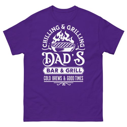 Dad’s Bar & Grill T-shirt Chilling & Grilling BBQ T-shirt