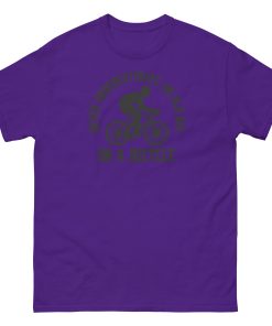 Never Underestimate An Old Guy On A Bicycle T-shirt for Cyclists