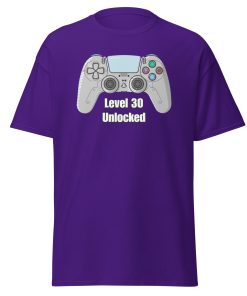 Level 30 Unlocked 30th Birthday T-shirt Present