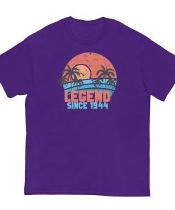 80th Birthday T-Shirt Legend Since 1944 Birthday Present