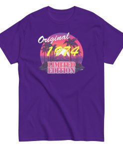 50th Birthday T-shirt Original 1974 Limited Edition T-shirt