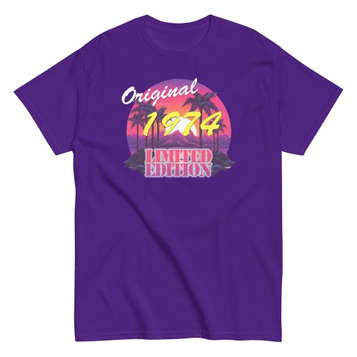 50th Birthday T-shirt Original 1974 Limited Edition T-shirt