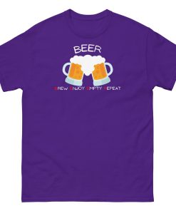 Beer Brew Enjoy Empty Repeat T-shirt for Beer Drinkers