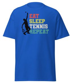 Eat Sleep Tennis Repeat T-shirt Fun T-shirt For Tennis Players