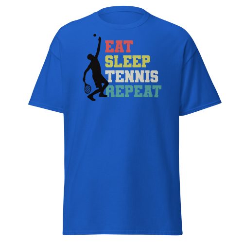 Eat Sleep Tennis Repeat T-shirt Fun T-shirt For Tennis Players