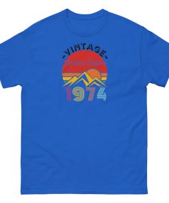 50th Birthday T-shirt 1974 Vintage Limited Edition T-shirt