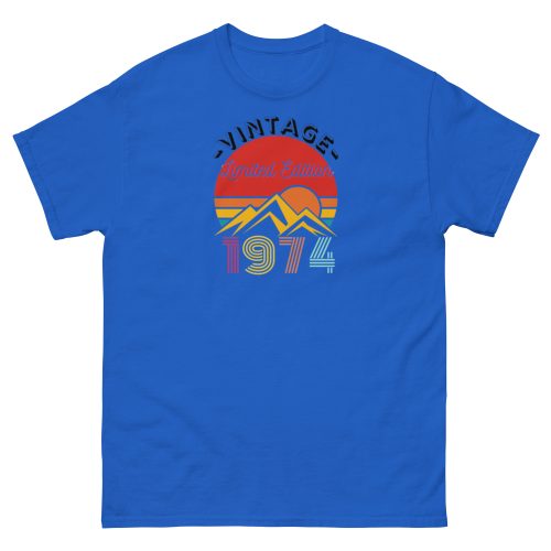 50th Birthday T-shirt 1974 Vintage Limited Edition T-shirt