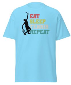 Eat Sleep Tennis Repeat T-shirt Fun T-shirt For Tennis Players