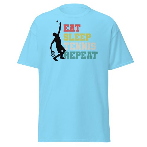 Eat Sleep Tennis Repeat T-shirt Fun T-shirt For Tennis Players