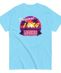 50th Birthday T-shirt Original 1974 Limited Edition T-shirt