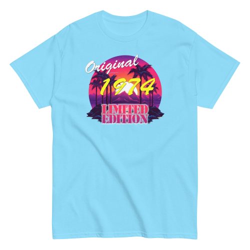 50th Birthday T-shirt Original 1974 Limited Edition T-shirt