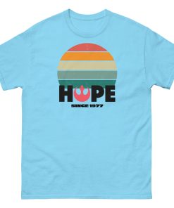 Hope Since 1977 Rebel Alliance T-shirt Space Wars