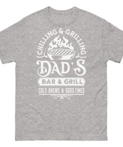 Dad’s Bar & Grill T-shirt Chilling & Grilling BBQ T-shirt