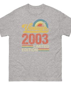 21st Birthday T-shirt 2021 Vintage Limited Edition 2021 T-shirt
