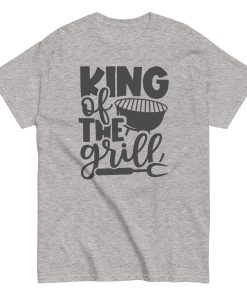 King of The Grill T-shirt BBQ T-shirt
