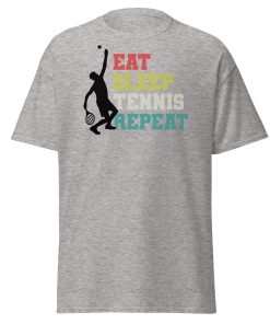 Eat Sleep Tennis Repeat T-shirt Fun T-shirt For Tennis Players