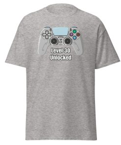 Level 30 Unlocked 30th Birthday T-shirt Present