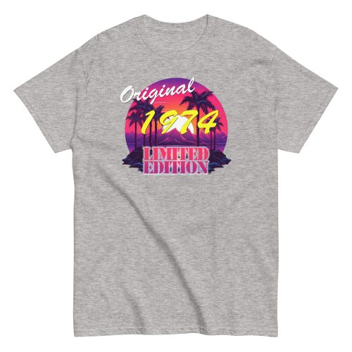 50th Birthday T-shirt Original 1974 Limited Edition T-shirt