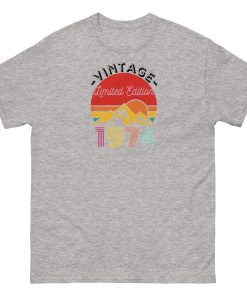 50th Birthday T-shirt 1974 Vintage Limited Edition T-shirt