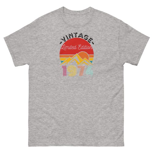 50th Birthday T-shirt 1974 Vintage Limited Edition T-shirt