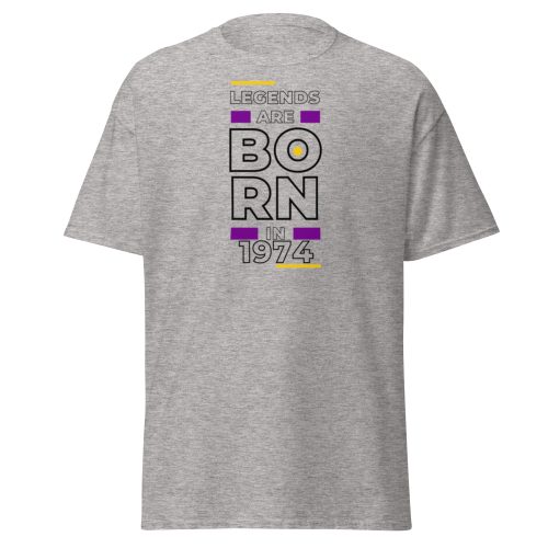 Legends Are Born in 1974 50th Birthday T-shirt For Him