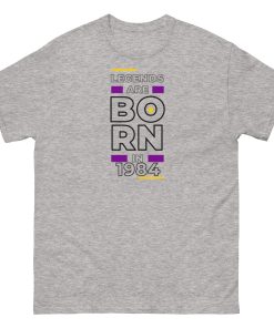 40th Birthday T-shirt Legends Are Born In 1984 Birthday Presents