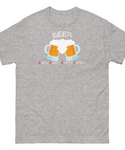 Beer Brew Enjoy Empty Repeat T-shirt for Beer Drinkers