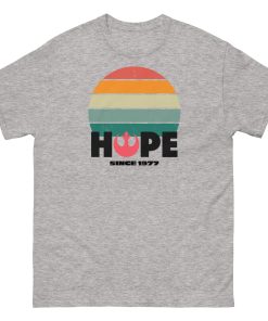 Hope Since 1977 Rebel Alliance T-shirt Space Wars
