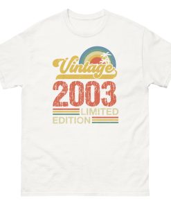 21st Birthday T-shirt 2021 Vintage Limited Edition 2021 T-shirt