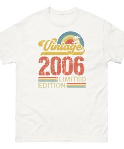 18th Birthday T-shirt 2006 Vintage Limited Edition T-shirt