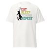 Eat Sleep Tennis Repeat T-shirt Fun T-shirt For Tennis Players