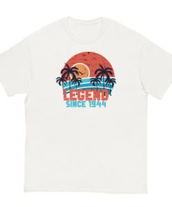 80th Birthday T-Shirt Legend Since 1944 Birthday Present