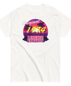 50th Birthday T-shirt Original 1974 Limited Edition T-shirt