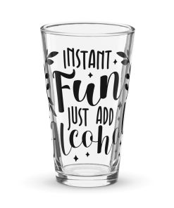 Beer Glass – Instant Fun Just Add Alcohol Glass