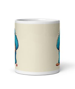 Cookie Monster Mug Frightened Gingerbread Man Mug