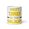 Best Dad In The Galaxy Mug Space Wars Fathers Day Mug Birthday