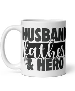 Husband Father & Hero Mug Dad Birthday Mug Father’s Day Gift