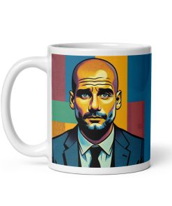 Pep Guardiola Pop Art Mug Man City Pop Art