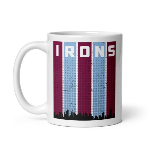 IRONS Mug West Ham United FC Mug City Skyline