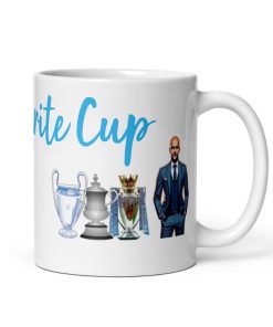 Pep Guardiola Mug Manchester City My Favourite Cup Trophies